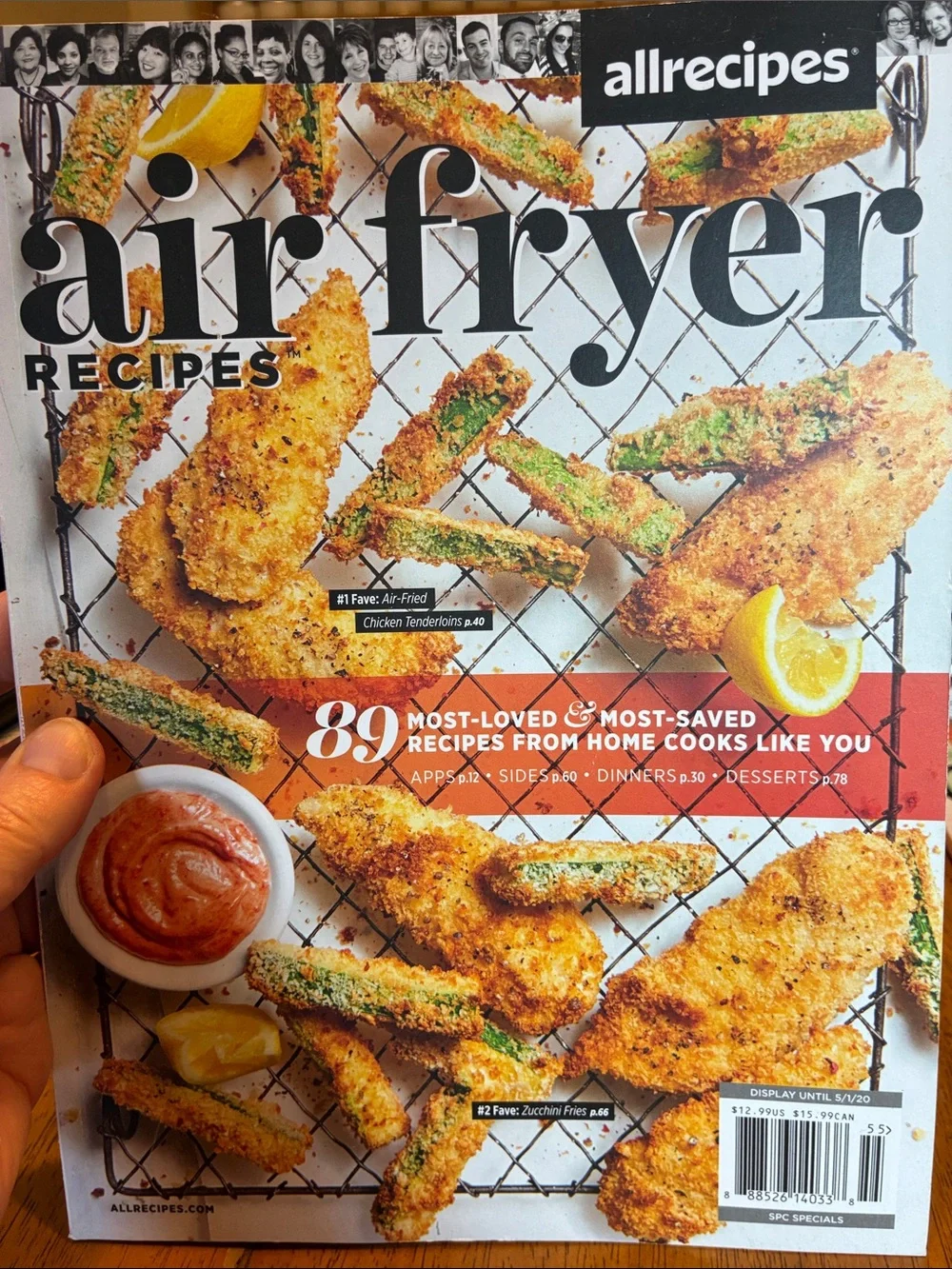 Lot of 2 cookbook magazines - CHICKEN cookbook and Air fryer cookbook